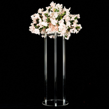 10pcs/ Lot Table Flower Rack 60 /80 /100 CM Tall Acrylic Crystal Wedding Road Lead Wedding Centerpiece Event Party Decoration 2024 - buy cheap