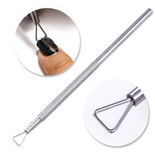 1PC Nail Art UV Gel Polish Varnish Remover Stainless Steel Rod Pusher Clean Manicure Tools Nail Art Tool 2024 - buy cheap