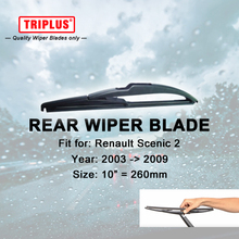 Rear Wiper Blade for Renault Scenic 2 (2003-2009) 1pc 10" 260mm,Car Rear Windscreen Wipers,for Back Window Windshield Blades 2024 - buy cheap