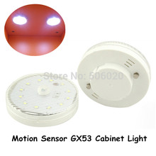 4 pcs 3w LED Cabinet Light with Motion Sensor, PIR Sensor LED Gx53 Cabinet Lamp 2024 - buy cheap