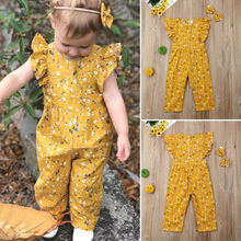 Hot Baby Girls Rompers Toddler Kid Baby Girl Clothes Floral Romper Jumpsuit Outfit Overall 2024 - buy cheap