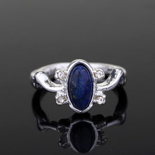 The Vampire Diaries Rings Elena Gilbert Daylight Rings Vintage Crystal Ring With Blue Lapis Fashion Action Figure Cosplay Toys 2024 - buy cheap