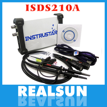 Isds210a usb usb osciloscópio digital portátil 2 canais 40 m 100 ms/s fft analyzer 2024 - compre barato