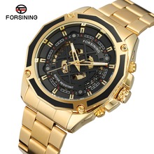 Luxury Forsining Top Brand High-end Automatic Movement Stainless Steel Band Skeleton Wholesale Wrist Watch For Various Occasions 2024 - buy cheap