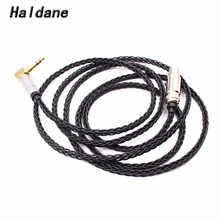 Бесплатная доставка Haldane 1,2 метра DIY 8 ядер кабель для наушников для K712 Q701 k702 K267 K271/DT1990pro DT1770pro наушники 2024 - купить недорого