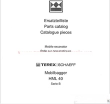 Terex Schaeff, todas las partes, Manual 2024 - compra barato
