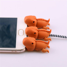 SIANCS Cable bite protector Dinosaur Animal for android cable  Cute winder usb cable organizer wire cable holder 2024 - buy cheap