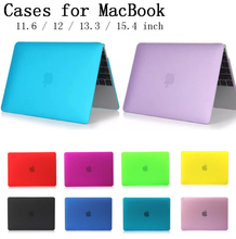 Christmas Gift !!! Matte Crystal Protector Hard case cover for Apple Macbook Air Pro Retina 11 12 13 15 inch Laptop Shell 2024 - buy cheap