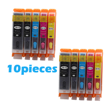 10 Uds recarga de tinta cartucho para canon PIXMA IP7240 MG5440 MG5540 MG6440 MG6640 MG5640 MX924 MX724 IX6840 impresora PGI 450 CLI 451 2024 - compra barato