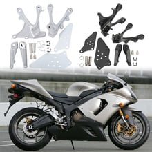 Reposapiés delantero para motocicleta, Kit de soporte para KAWASAKI ZX636 2005-2006 ZX6R 2005-2008 2007 2024 - compra barato