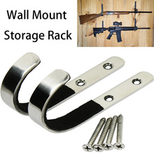 Rack de armazenamento de aço inoxidável para arma, acessórios de arma tática m4 ar 15, suporte de parede para rifle ou pistola para airsoft de caça 2024 - compre barato