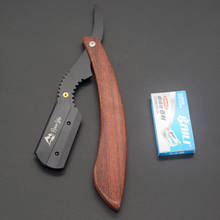 Manual Shaver Professional Straight Edge Stainless Steel Barber Razor Folding Shaving Knife Shave Beard Cutter+5 blade 2024 - buy cheap