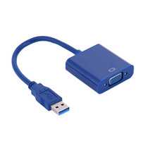 USB 3,0 к VGA адаптер USB к VGA кабель проектор 1080P HD конвертер Внешний адаптер для Win7 8 2024 - купить недорого