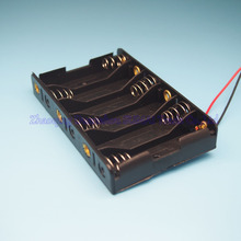 20pcs/lot AA Battery Box Holder Case With Wire For 6pcs AA Batteries 2024 - buy cheap