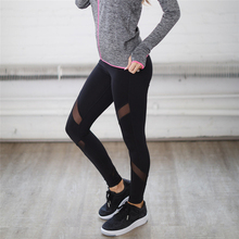 Calça legging esportiva feminina, calça de malha para ginástica, yoga, corrida, academia, atletismo 2024 - compre barato