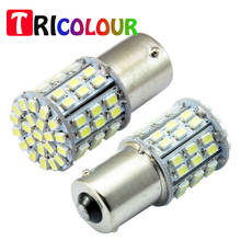 TRICOLOUR 4X 1156 64SMD 1206 LED Car Auto Signal Light Turn Lamp Bulb  Car Led S25 Ba15s car led brake light brake light #LF60 2024 - buy cheap
