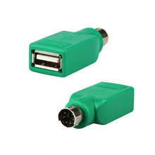 Флеш-накопитель USB с гнездовым для PS2 PS/2 Мужской адаптер конвертер клавиатуры Мышь позволяет использовать USB Мышь только на PS/2 Порты и разъёмы A30 2024 - купить недорого