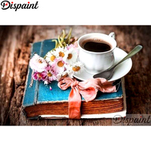 Dispaint Full Square/Round Drill 5D DIY Diamond Painting "Coffee landscape" 3D Embroidery Cross Stitch Home Decor Gift A11033 2024 - buy cheap