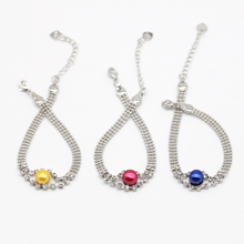 Fashion Freshwater Pearl Bracelets 17 Colors Button Pearl Crystal Rhinestone Chain Bracelet Women Gift Pearl Jewelry FPB1 2024 - buy cheap