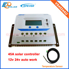 EPEVER ViewStar-CONTROLADOR DE PRODUCTOS VS4524AU, 45A, PWM, serie, 12V, cargador de batería, paneles solares, sistema con sensor de temperatura 2024 - compra barato