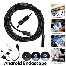 Android Phone Inspection Camera 1M 2M 5M 3.5M 7mm lens Endoscope inspection Pipe IP68 Waterproof 480P HD micro USB Snake Camera 2024 - buy cheap