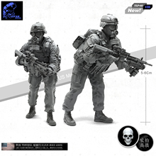 Yufan Model 1/35 U.s. Special Forces Skeleton Biochemical Soldier B Resin Soldier Military Figure Unmounted Kits Tlp-08 2024 - buy cheap