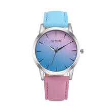 Watch Women Watches relogio feminino Retro Rainbow Design Fashion Casual Leather Band Alloy Quartz Wrist Watch Lady reloj mujer 2024 - buy cheap