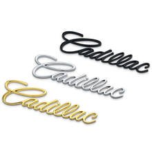 1Pcs Car Styling 3D Metal Cadilla Car Side Fender Rear Trunk Emblem Badge Sticker Decals For Cadillac Car Accessories Decoration 2024 - buy cheap