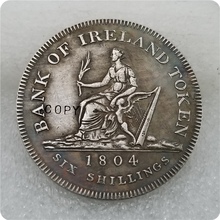 1804 irlanda banco dólar 6 shillings copiar moeda 2024 - compre barato