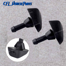 2Pcs Windshield Hood Washer Nozzle Squirter Jet 30655605 For Volvo S80 C70 V70 S70 S40 2002-2004  XC90 C30 V50 XC90 2003-2014 2024 - buy cheap