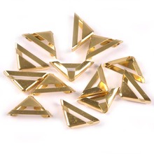 Esquineros de Metal dorado para manualidades, 15x15x2,5mm, 50 Uds., accesorios para manualidades, protectores de esquinero para álbumes, C1060 2024 - compra barato