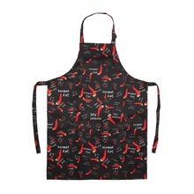Avental de cozinha ajustável, 4 estilos de moda para homens, com padrão, avental de chef, cozinha, assar, restaurante, feminino 2024 - compre barato