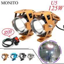 Luz LED de conducción para motocicleta, faro antiniebla auxiliar de 12v, U5, para honda CBR 600, F2,F3,F4,F4i, CBR600RR, CBR600, CBR750 RR 2024 - compra barato