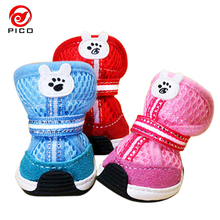 canvas Pet dog shoes teddy vip bo shoes pet shoes breathable puppy boot Pet supplies product ZL266 2024 - buy cheap