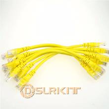 Лот 10 кабелей/4 дюйма 11 см 568B CAT5E UTP Ethernet RJ45 соединительный кабель сетевой кабель 2024 - купить недорого