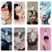 Funda para Huawei Honor 6A 4C 5C 6C Pro, de silicona suave, arte de chica abstracta, funda trasera para Huawei Honor 6 5A 4X 5X 6X 2024 - compra barato