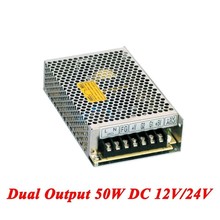 D-50C Switching Power Supply 50W 12V/24V,Double Output AC-DC Power Supply For Led Strip,transformer AC 110v/220v To DC 12v/24v 2024 - buy cheap