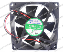 original day TX8025L12S 12V 0.08A 80*80*25 8 cm super silent two lines radiating fan 2024 - buy cheap