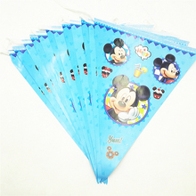 Mickey mouse party suprimentos banner bandeira tema dos desenhos animados para crianças feliz aniversário mickey festa decoração do chá de fraldas tema conjunto 2024 - compre barato