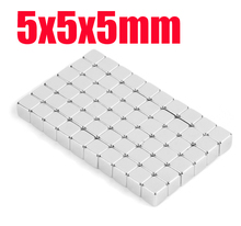 50Pcs 5x5x5mm Neodymium Magnet Cube 5mm N35 Permanent NdFeB Super Strong Powerful Magnetic Magnets Square Buck Cube 5*5*5 2024 - buy cheap