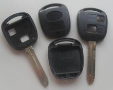 Чехол для дистанционного ключа с двумя кнопками для TOYOTA CAMRY RAV4 Corolla PRADO YARIS 5 шт./лот 2024 - купить недорого