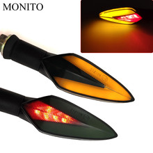 Motorcycle Turn Signal Lights LED Indicators Tail Flashers Amber Lamp For YAMAHA FZ8 FZ6 XSR700 XSR900 XSR 900 XV950 XV 250 950 2024 - buy cheap