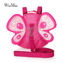 Winmax Anti-lost Leash Toddler Bag Beautiful Butterfly Kids School Bag Little Children Baby Girls Small bag Kindergarten Mochila 2024 - buy cheap