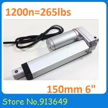 150mm/6 inches Solar Tracker Stroke Electric Linear Actuator 12V DC 120KG Load 6.5mm/sec Speed Mini Linear Tubular motor motion 2024 - buy cheap