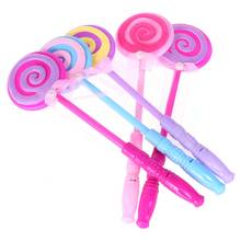 1Pc LED Lollipop Fairy Princess Wand Flash Light Glow Stick Party Supplies Lamp Toy Gifts For Kids Children Random Delivery-m15 2024 - buy cheap