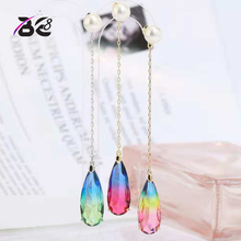 Be 8 New Fashion Water Drop Long Drop Dangle Earrings for Women Temperament Pendientes Statement Earrings Loverly Jewelry E767 2024 - buy cheap