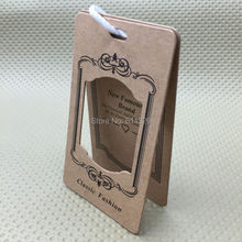 customize shape cutting labels/clothing kraft paper hang tags/garment printed tags/cardboard tags/clothing label/trademark/brand 2024 - buy cheap