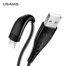 Micro USB Cable Data Charger Cable for iPhone,USAMS Type C Cable for iPhone X XS 8 7 6 plus Light USB 2A Flat Mobile Phone Cable 2024 - buy cheap