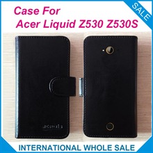 Hot! 2016 Factory Price High Quality Leather Exclusive Flip Cover Phone Wallet Bag for Acer Liquid Z530 Z530S Tracking number 2024 - buy cheap