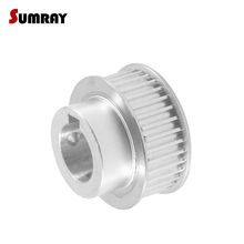 SUMRAY 3M 38T Keyway Timing Pulley 8/10/12/12.7/14/15/16/17mm bore keyway diameter 3/4/5mm 11/16mm width Tooth Belt Pulley 2024 - buy cheap